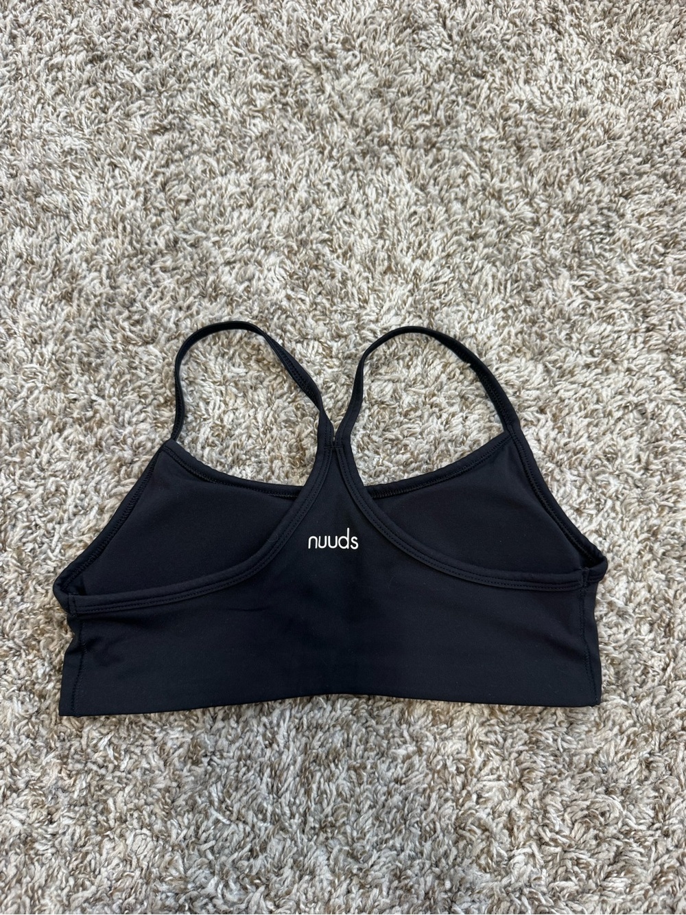Nuuds motion racer sports bra black small - Picture 5 of 6